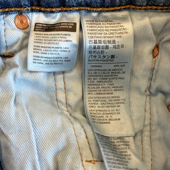 Levi's Men Jeans Slim Straight Blue - Picture 14 of 15